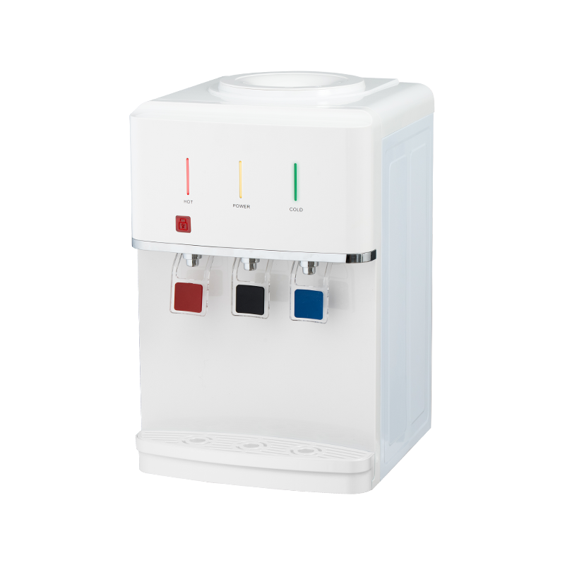 YR-2509T/YLR-2509T valkoinen kolmen ulostulon pöytävesiautomaatti