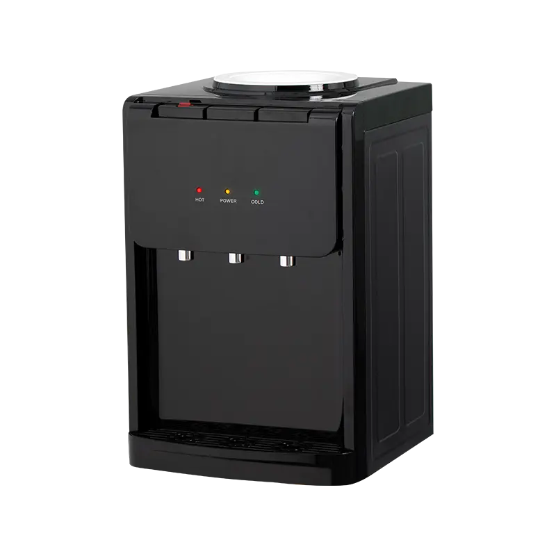 YR-2505T/YLR-2505T musta ylhäältä täytettävä pöytävesiautomaatti