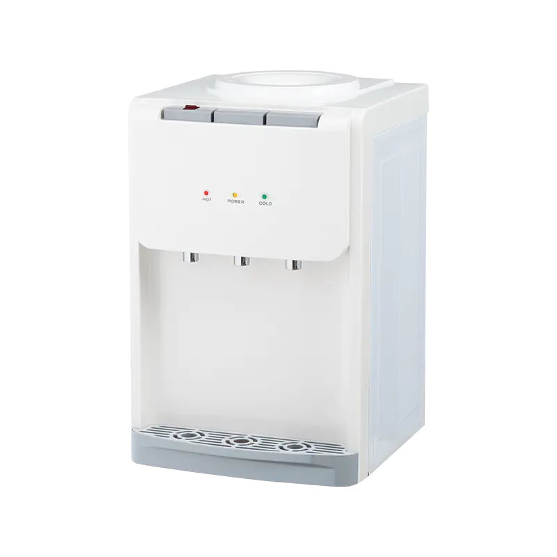 YR-2505T/YLR-2505T valkoinen ylhäältä täytettävä pöytävesiautomaatti